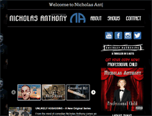 Tablet Screenshot of nicholasanthony.com